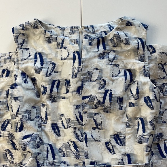 Oscar de la Renta - Navy Dress - Picture 2 of 9